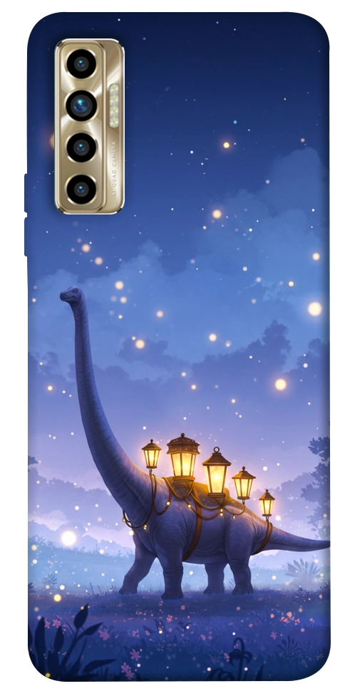 Чохол Lanterns dino для TECNO Camon 17P