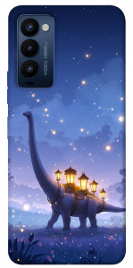 Чехол Lanterns dino для TECNO Camon 18