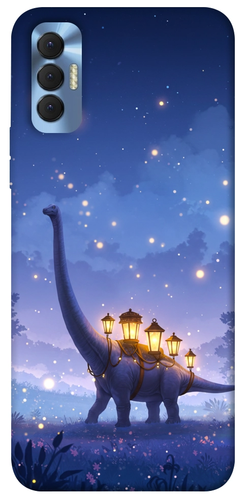 Чохол Lanterns dino для TECNO Spark 8P