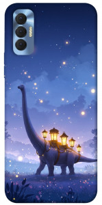 Чохол Lanterns dino для TECNO Spark 8P