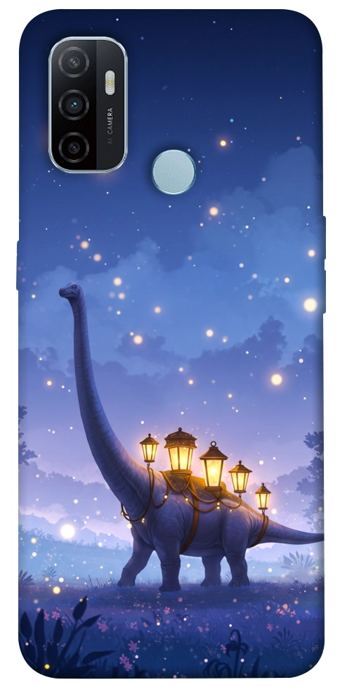 Чохол Lanterns dino для Oppo A32
