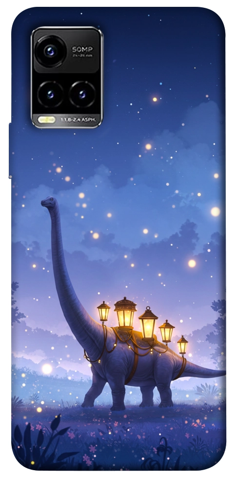 Чехол Lanterns dino для Vivo Y33s