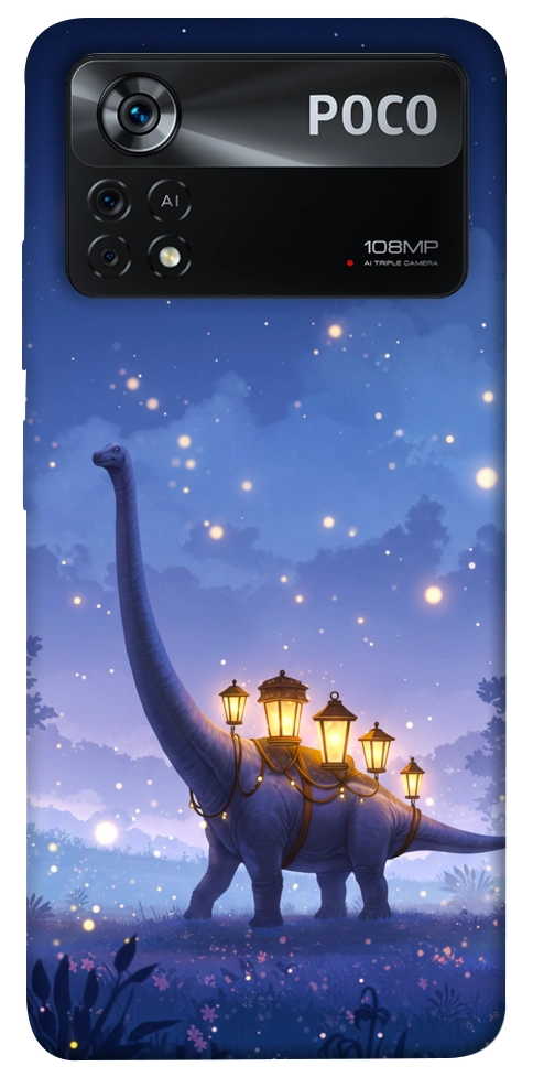 Чохол Lanterns dino для Xiaomi Poco X4 Pro