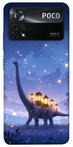Чохол Lanterns dino для Xiaomi Poco X4 Pro