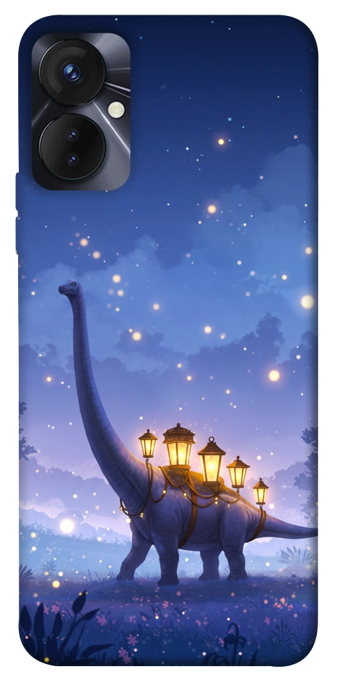 Чехол Lanterns dino для TECNO Spark 9 Pro