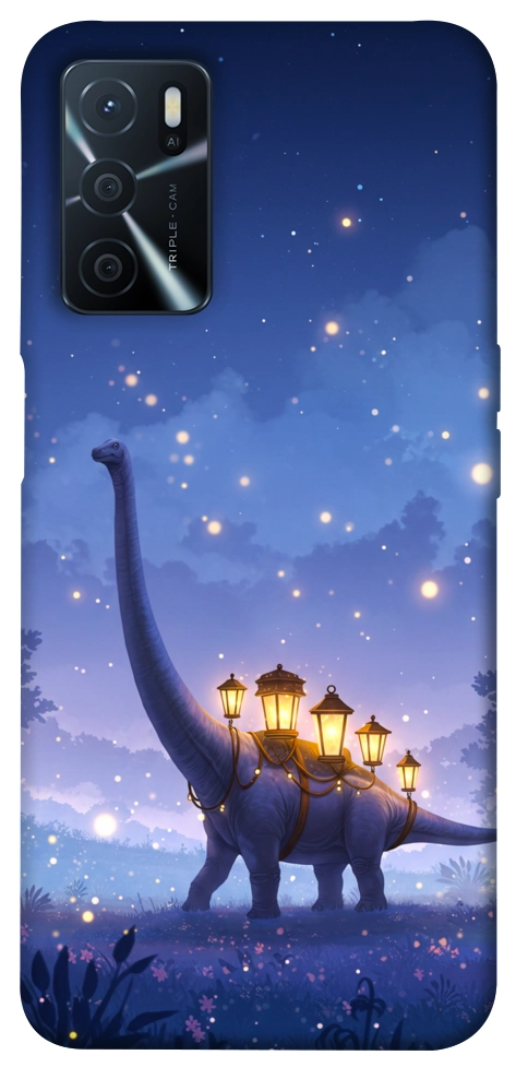 Чохол Lanterns dino для Oppo A54s