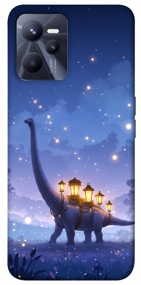 Чехол Lanterns dino для Realme C35
