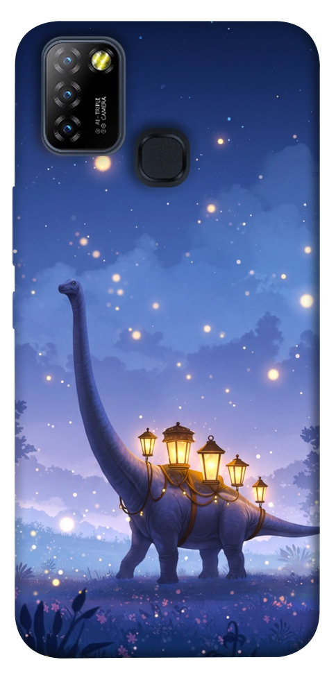 Чехол Lanterns dino для Infinix Hot 10 Lite