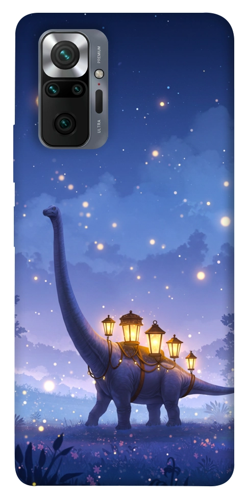 Чехол Lanterns dino для Xiaomi Redmi Note 10 Pro Max