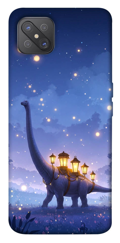 Чохол Lanterns dino для Oppo A92s