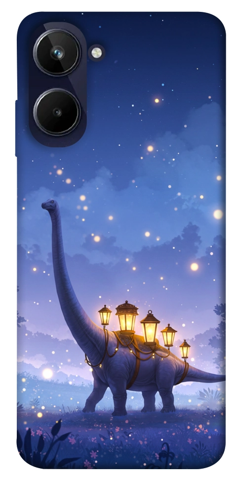 Чехол Lanterns dino для Realme 10 4G