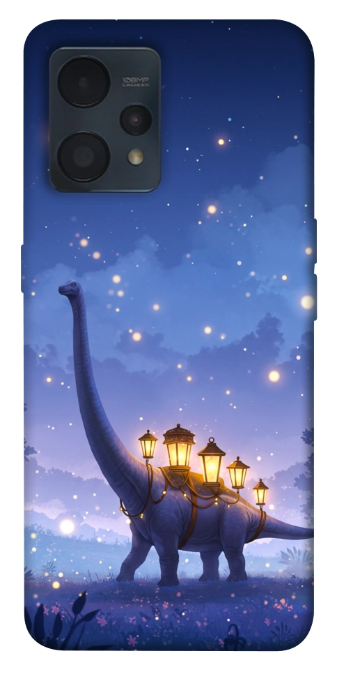 Чохол Lanterns dino для Realme 9 Pro+