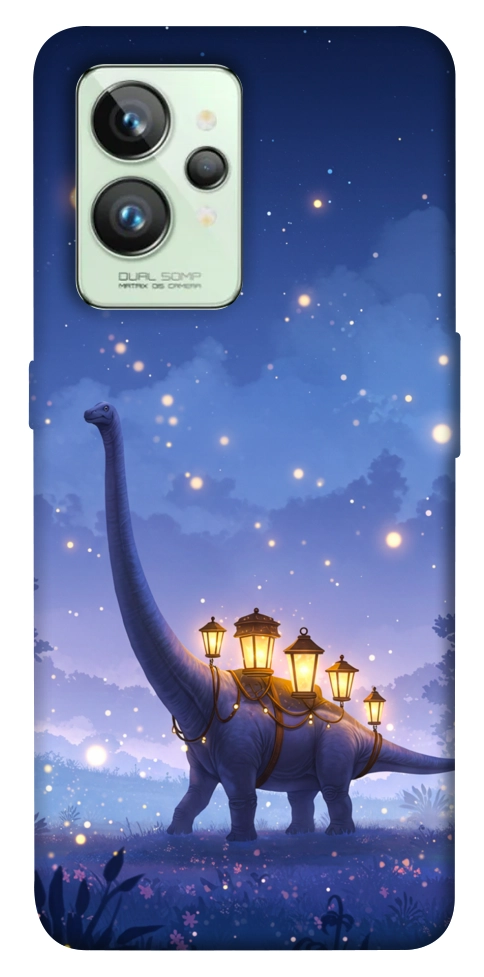 Чехол Lanterns dino для Realme GT2
