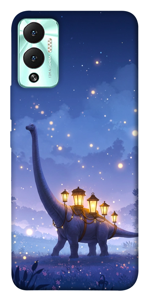 Чехол Lanterns dino для Infinix Hot 12 Play