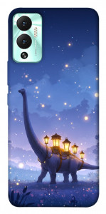 Чехол Lanterns dino для Infinix Hot 12 Play