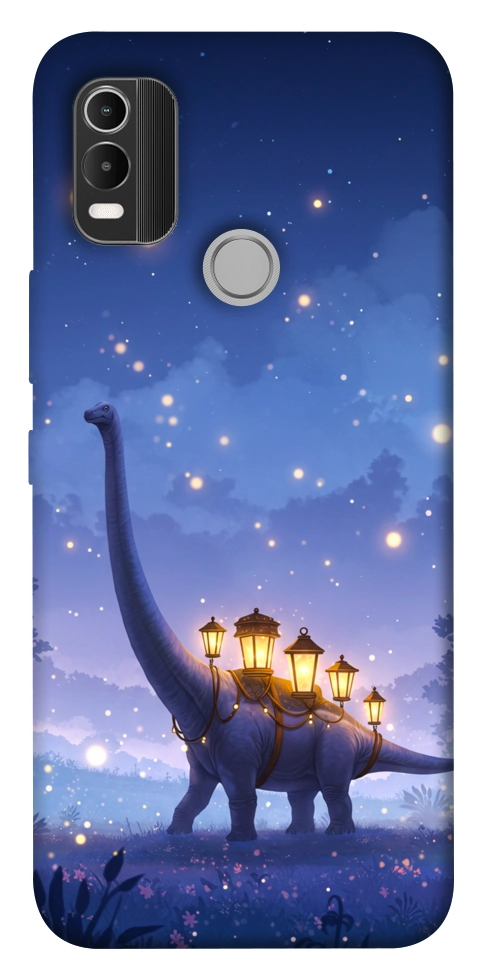 Чохол Lanterns dino для Nokia C21 Plus