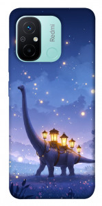 Чехол Lanterns dino для Xiaomi Redmi 12C