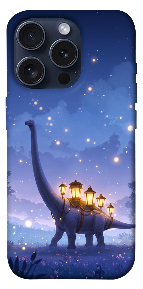 Чехол Lanterns dino для iPhone 15 Pro