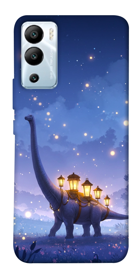 Чохол Lanterns dino для Infinix Hot 12i