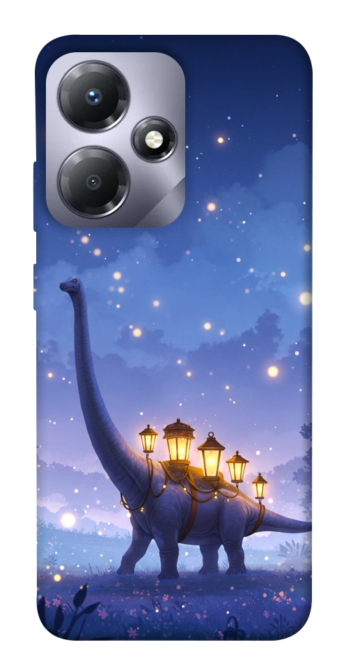 Чехол Lanterns dino для Infinix Hot 30 Play