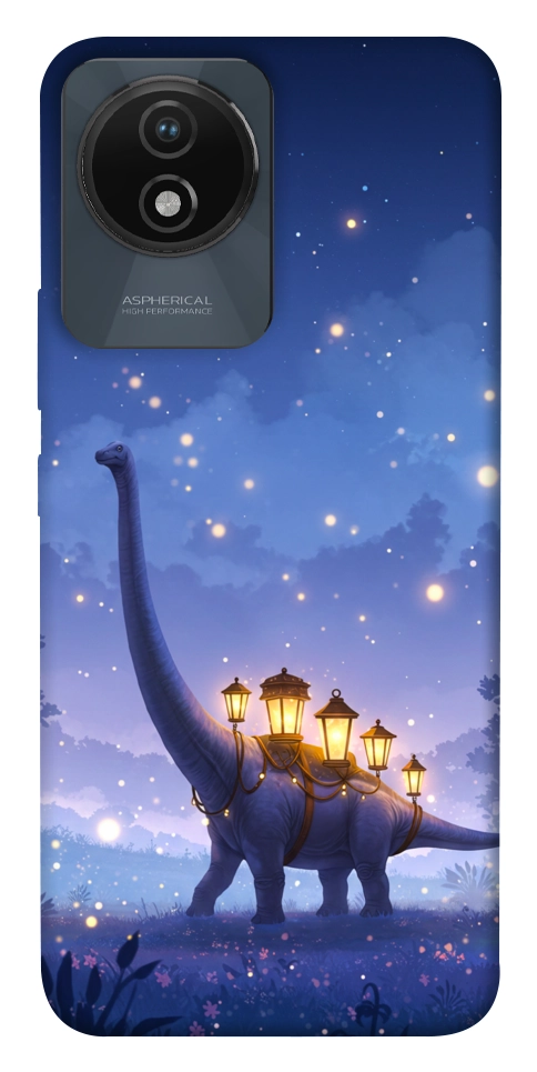 Чохол Lanterns dino для Vivo Y02