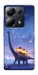 Чехол Lanterns dino для Xiaomi Poco M6