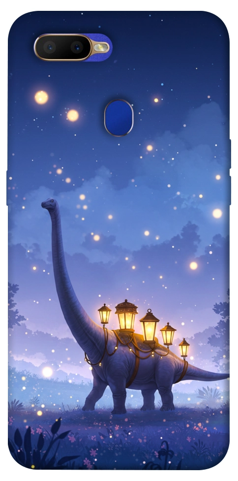 Чохол Lanterns dino для Oppo A7