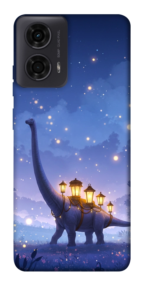 Чехол Lanterns dino для Motorola Moto G24