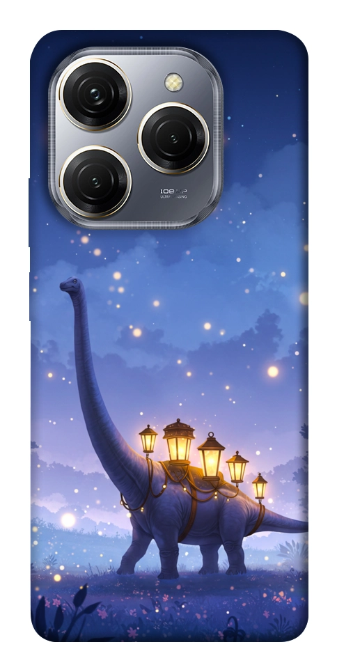 Чохол Lanterns dino для TECNO Spark 20 Pro