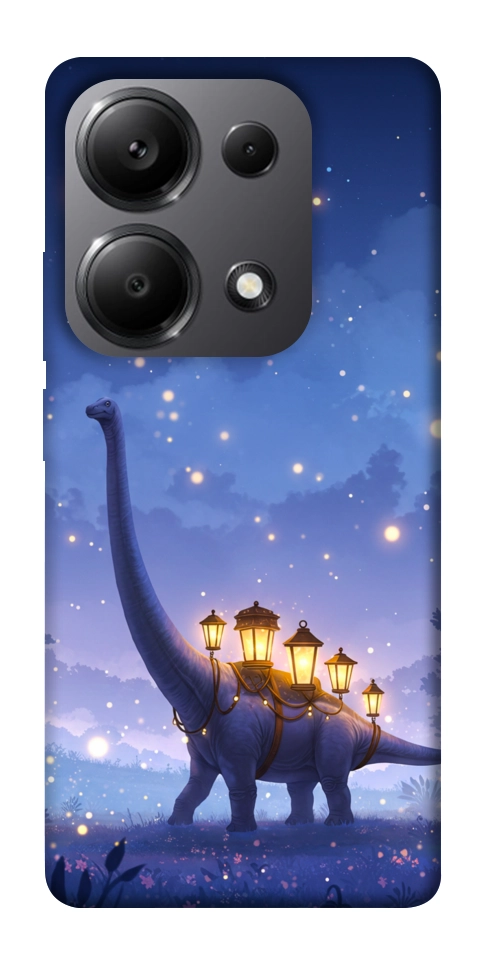 Чехол Lanterns dino для Xiaomi Redmi Note 13 Pro 5G