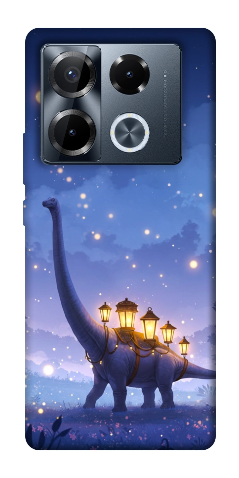 Чехол Lanterns dino для Infinix Note 40 Pro 4G