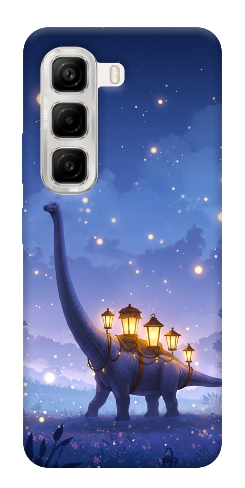 Чехол Lanterns dino для Infinix Hot 50 4G