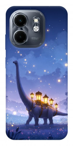 Чехол Lanterns dino для Infinix Smart 9 4G
