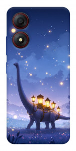 Чохол Lanterns dino для ZTE Blade A34 4G