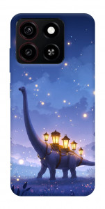 Чехол Lanterns dino для ZTE Blade A35 4G