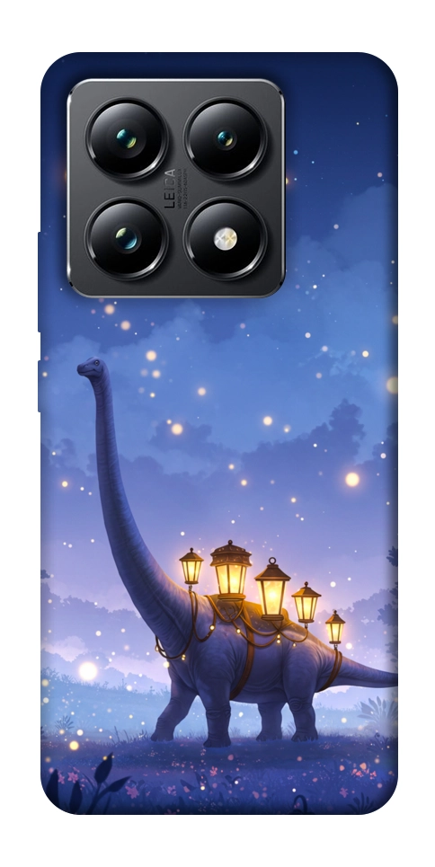 Чехол Lanterns dino для Xiaomi 14T Pro