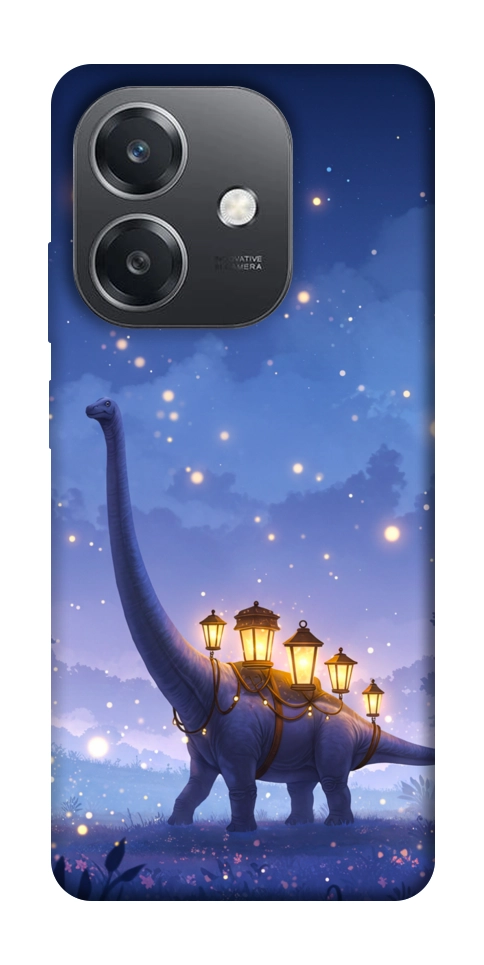 Чехол Lanterns dino для Oppo А3х 4G