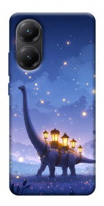Чехол Lanterns dino для Xiaomi Poco X7 Pro