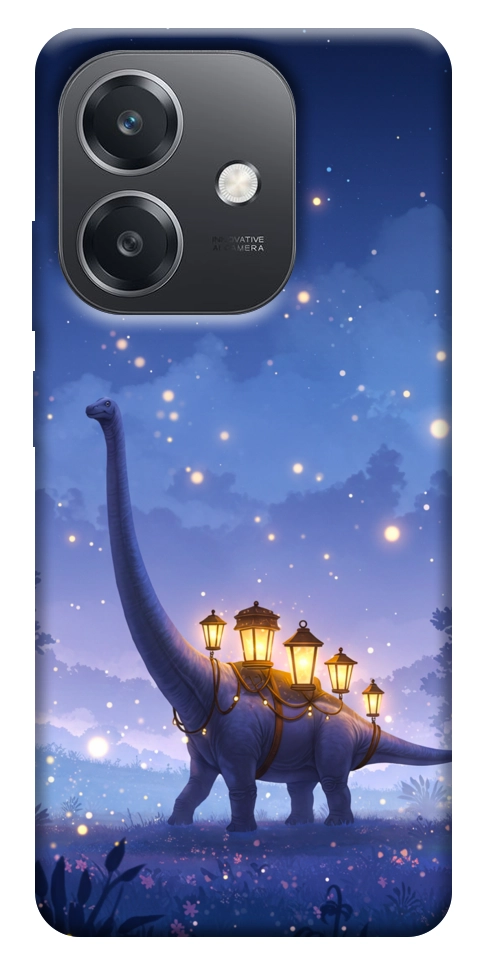 Чехол Lanterns dino для Oppo A40m