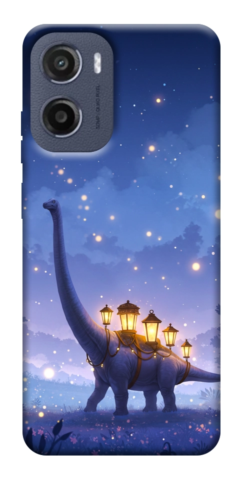 Чехол Lanterns dino для Motorola Moto E15