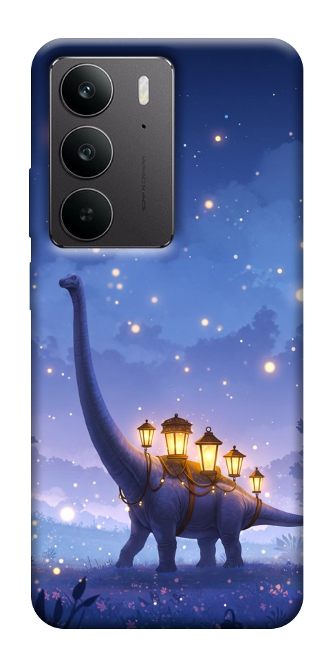 Чехол Lanterns dino для Realme C75