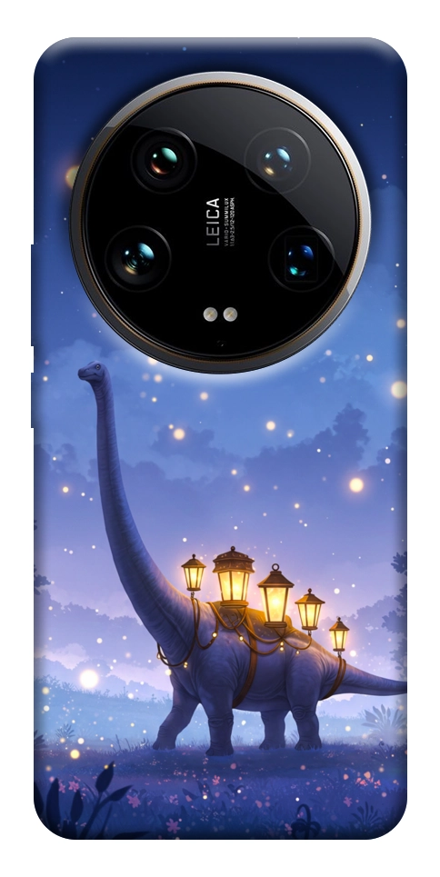 Чехол Lanterns dino для Xiaomi 14 Ultra