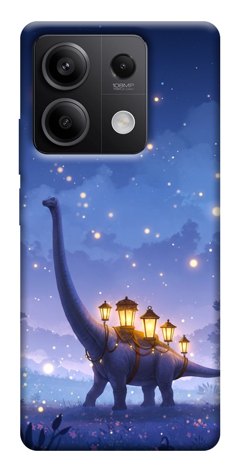 Чехол Lanterns dino для Xiaomi Redmi Note 13 5G