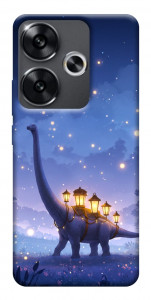 Чехол Lanterns dino для Xiaomi Poco F6