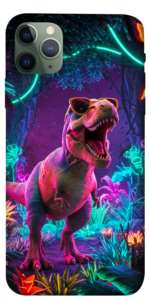 Чохол Neon dino для iPhone 11 Pro Max