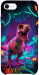 Чехол Neon dino для iPhone SE (2020)