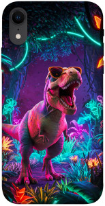 Чохол Neon dino для iPhone XR