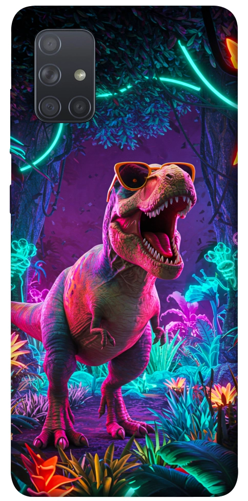 Чохол Neon dino для Galaxy A71 (2020)
