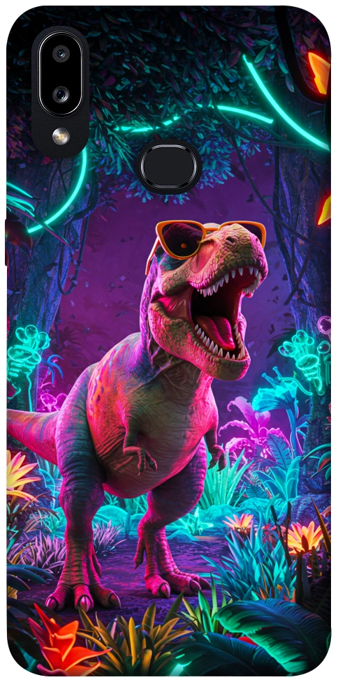 Чохол Neon dino для Galaxy A10s (2019)