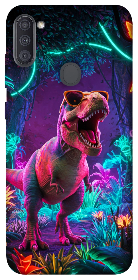 Чохол Neon dino для Galaxy A11 (2020)